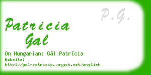 patricia gal business card